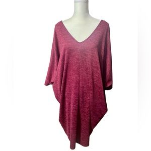 Miracle Berry Women's maroon Color Dress V-Neck Size Medium
